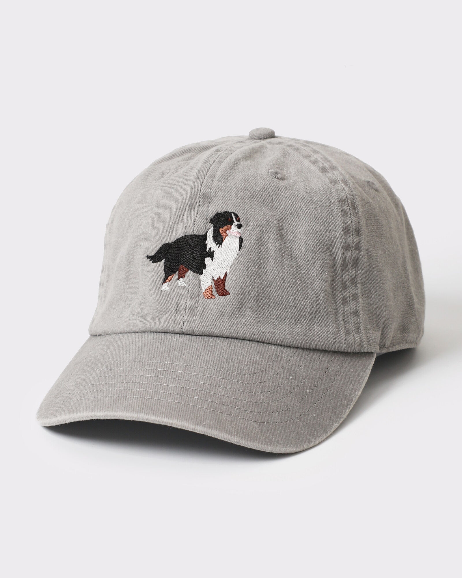 Bernese Mountain Dog dad hat Grey