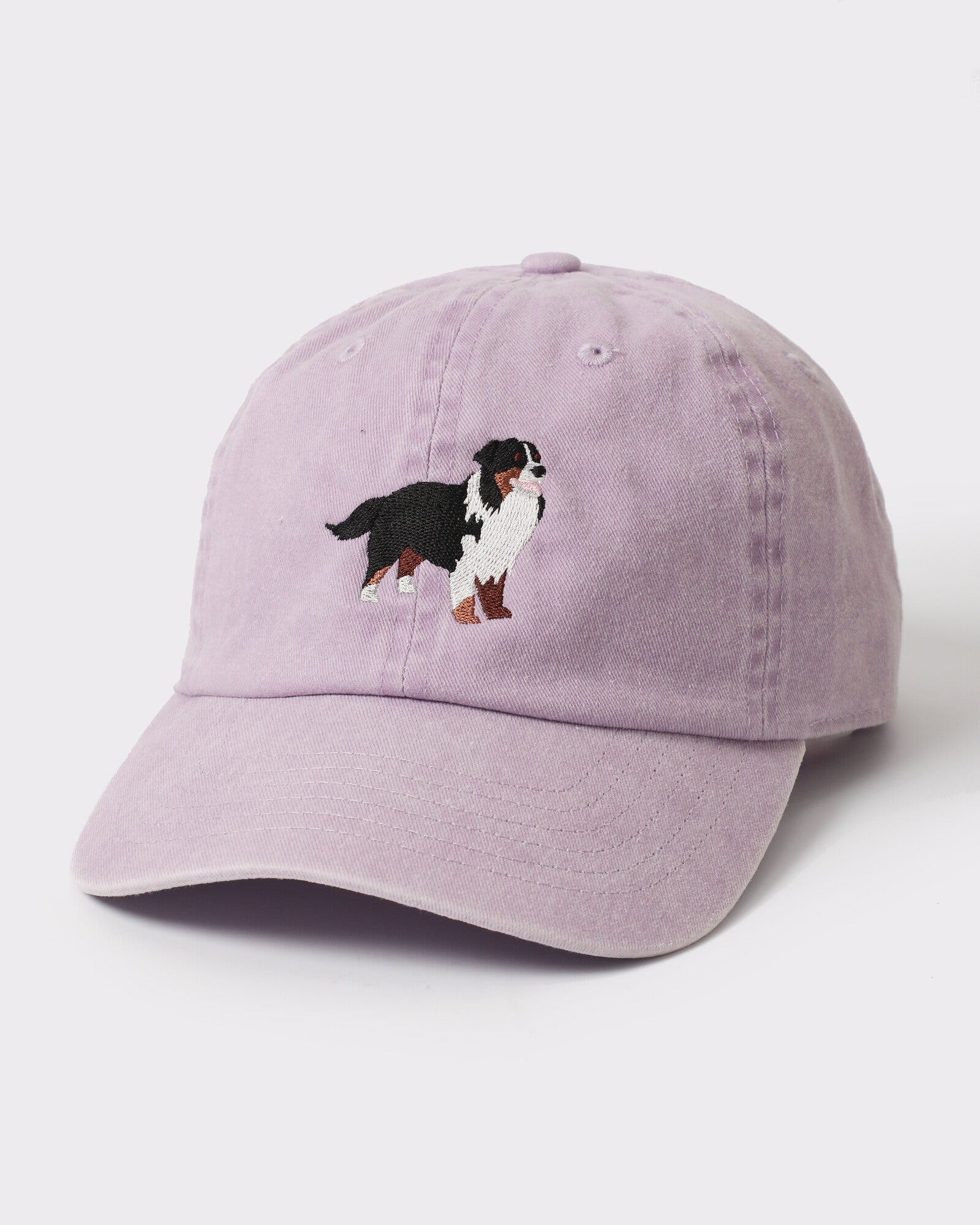 Bernese Mountain Dog dad hat Lilac