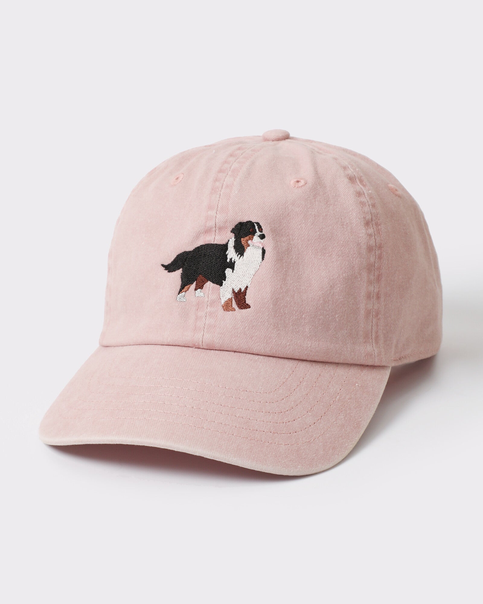 Bernese Mountain Dog dad hat Smoke Pink