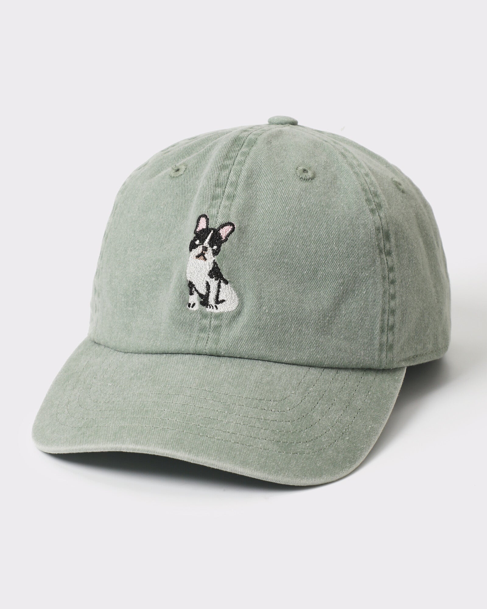 French Bulldog dad hat Green Tea