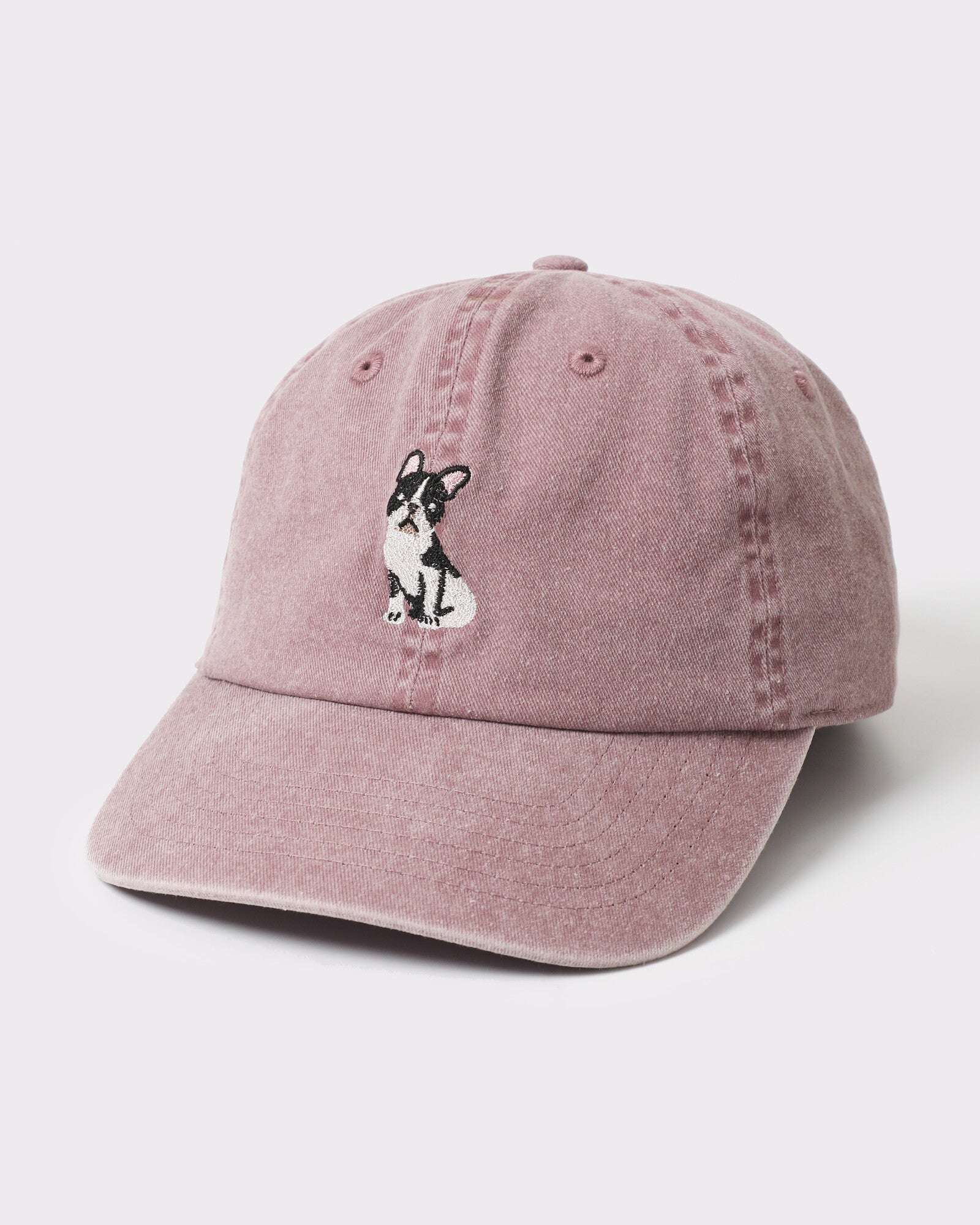 French Bulldog dad hat Mauve