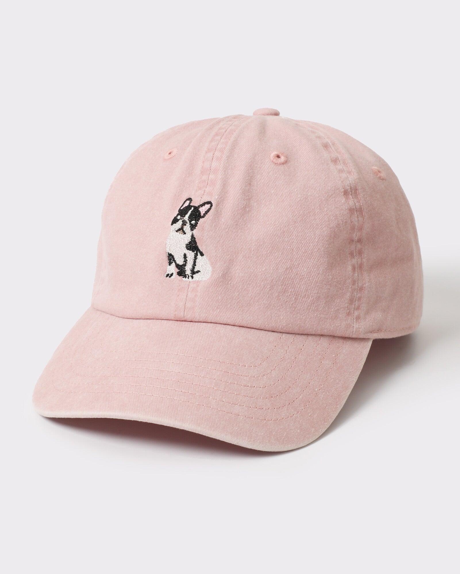 French Bulldog dad hat Smoke Pink