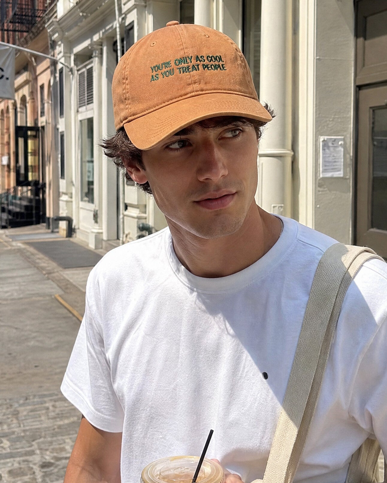 You're Only As Cool As You Treat People Embroidered Dad Hat
