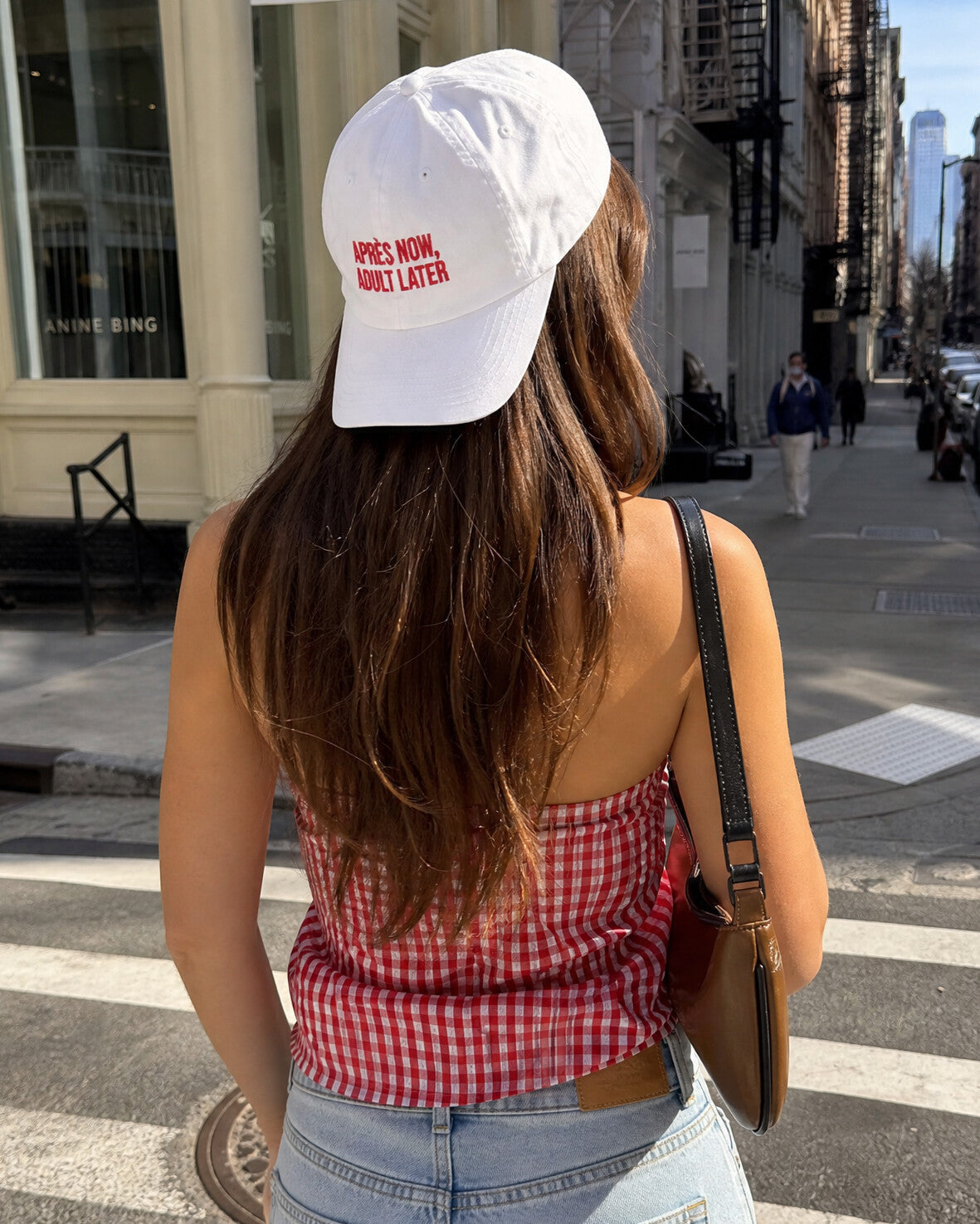 Après Now Adult Later Embroidered Washed Cotton Dad Hat