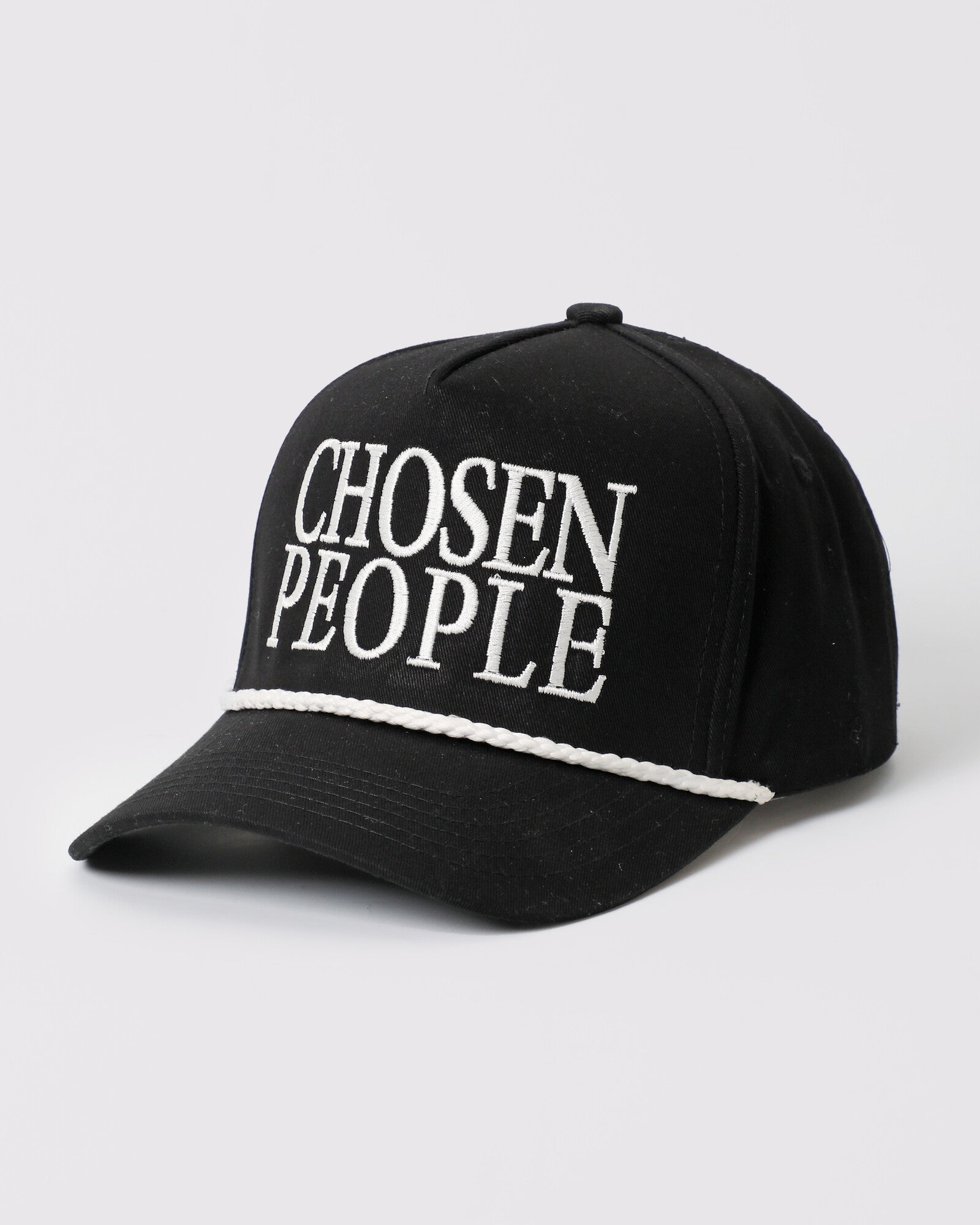 Chosen People rope trucker Black White