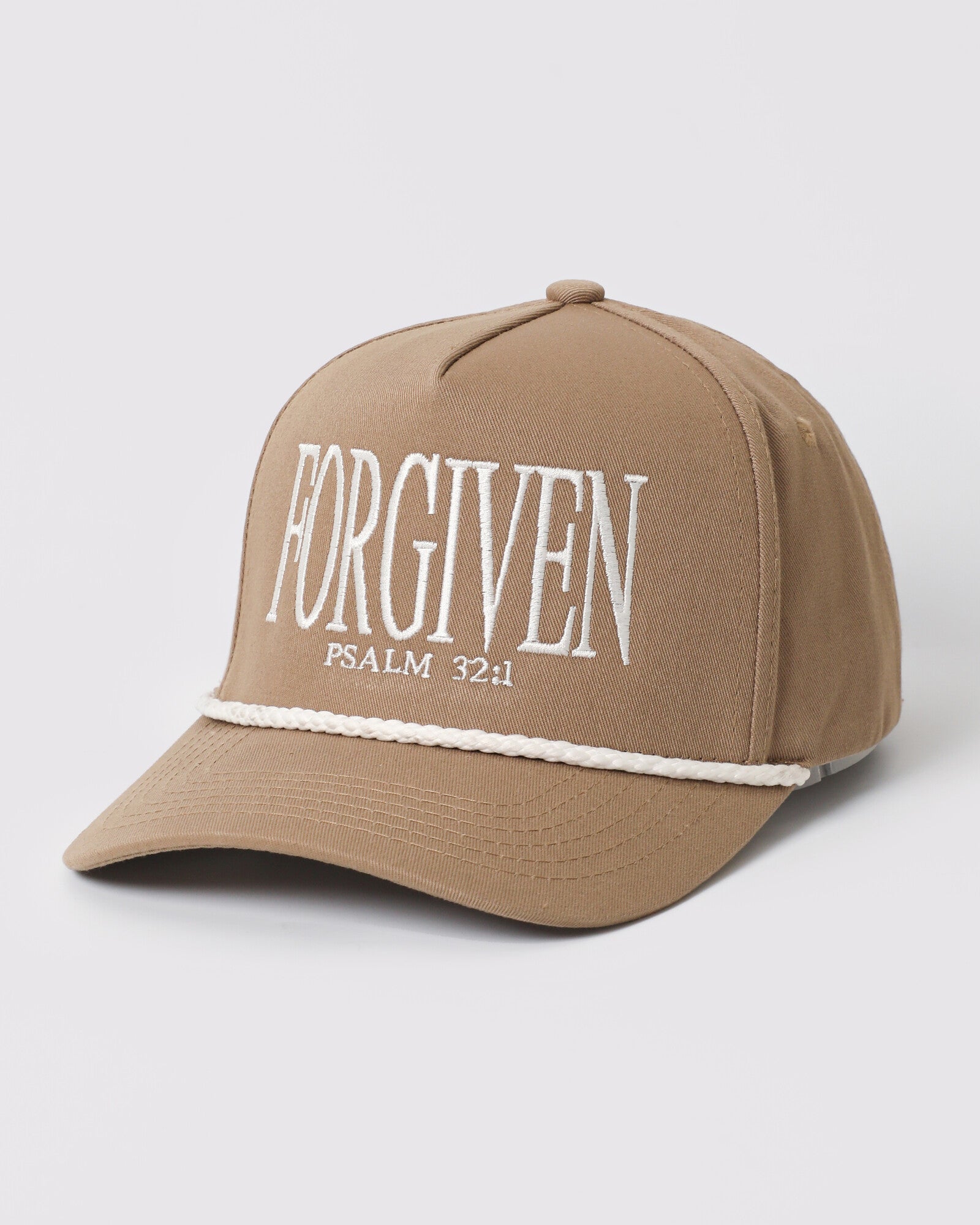 Forgiven rope trucker Beige White