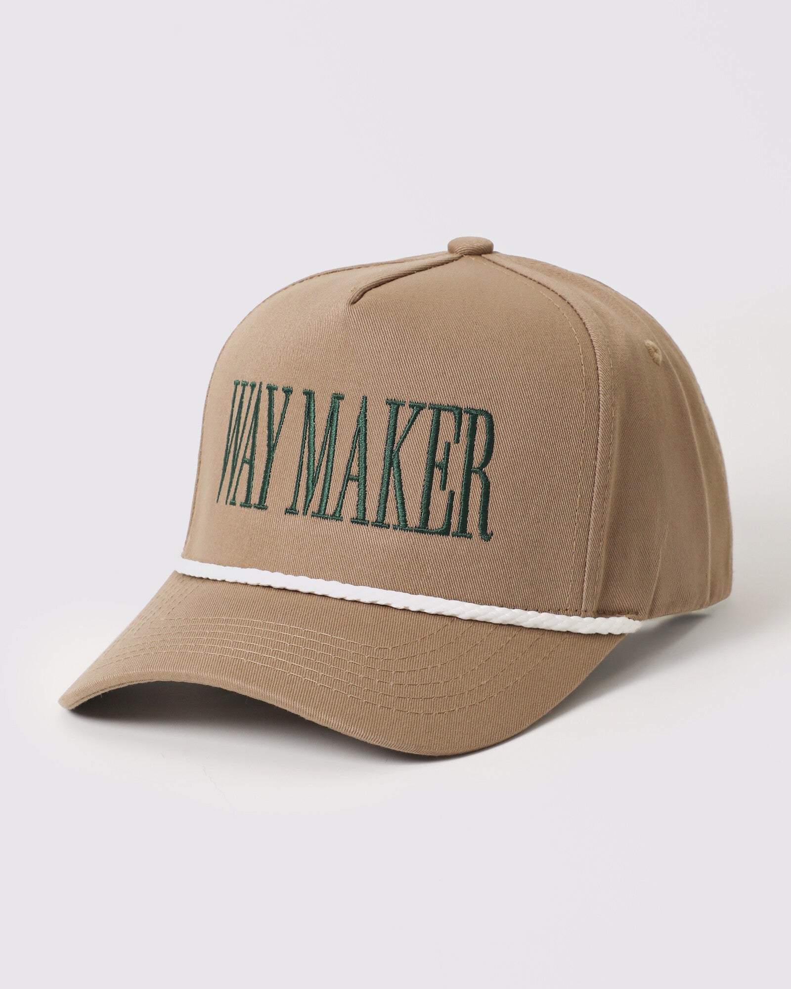 Way Maker rope trucker Beige White