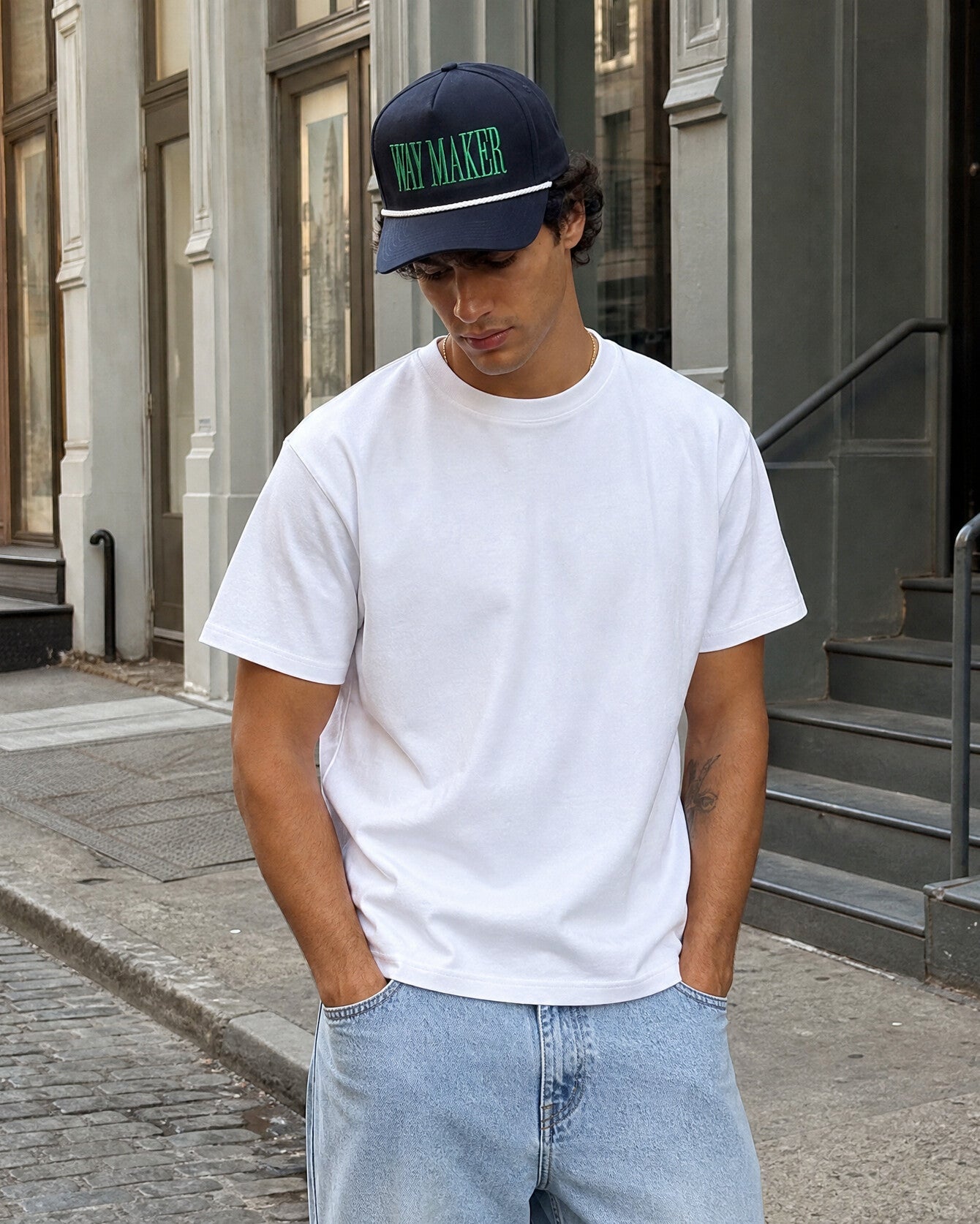 Way Maker Embroidered Rope Trucker Hat