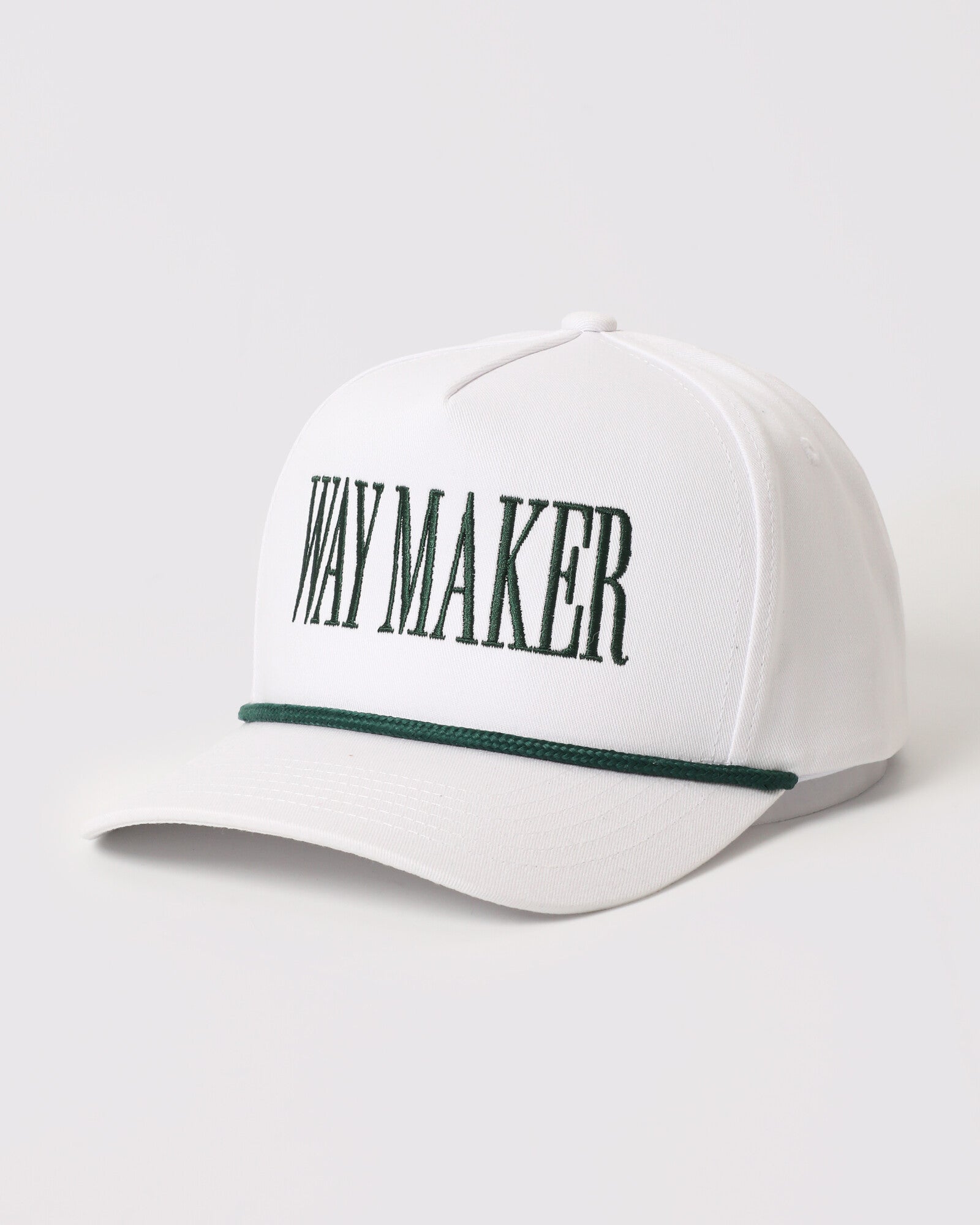 Way Maker rope trucker White Green