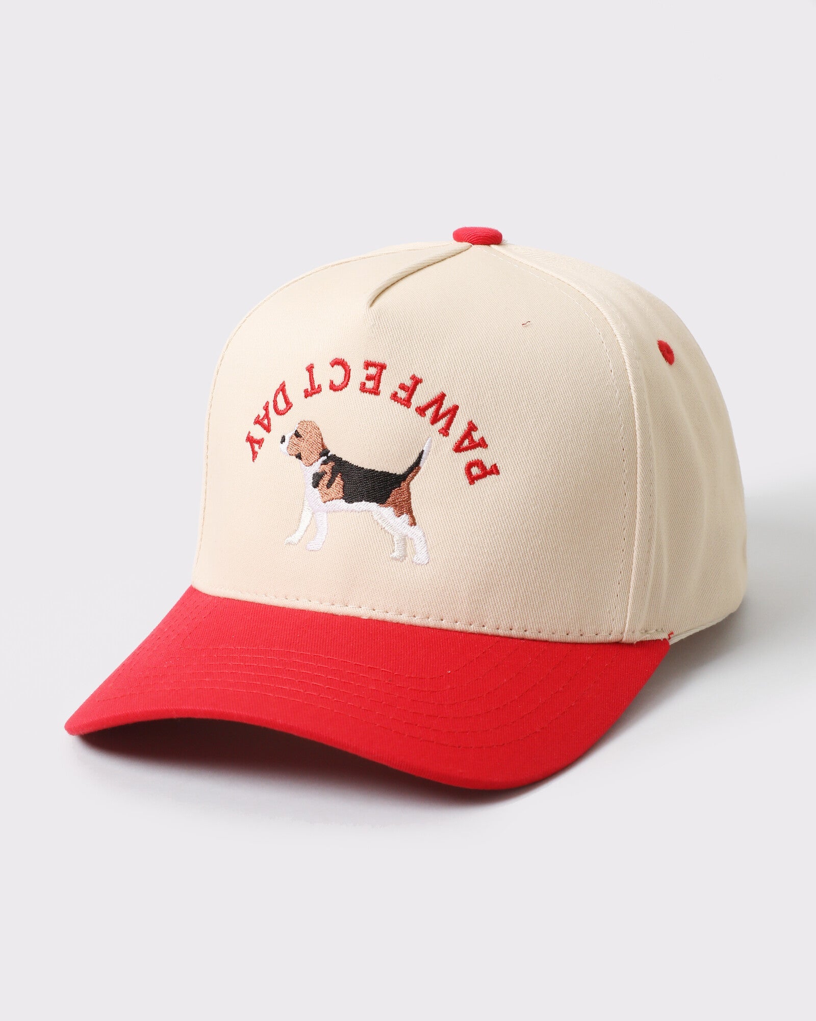Pawfect Day Beagle trucker Red