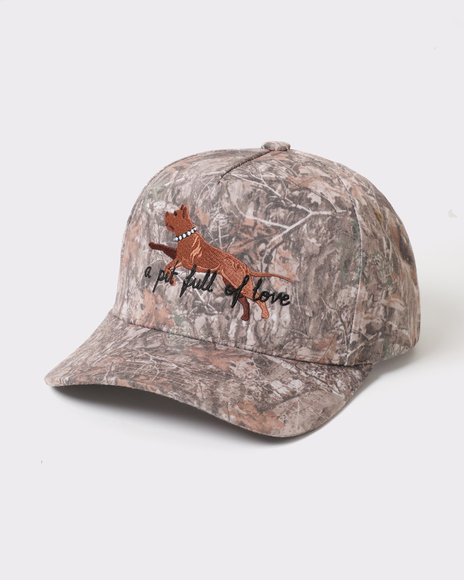 A Pit Full Of Love Pitbull camo trucker Dark Camo