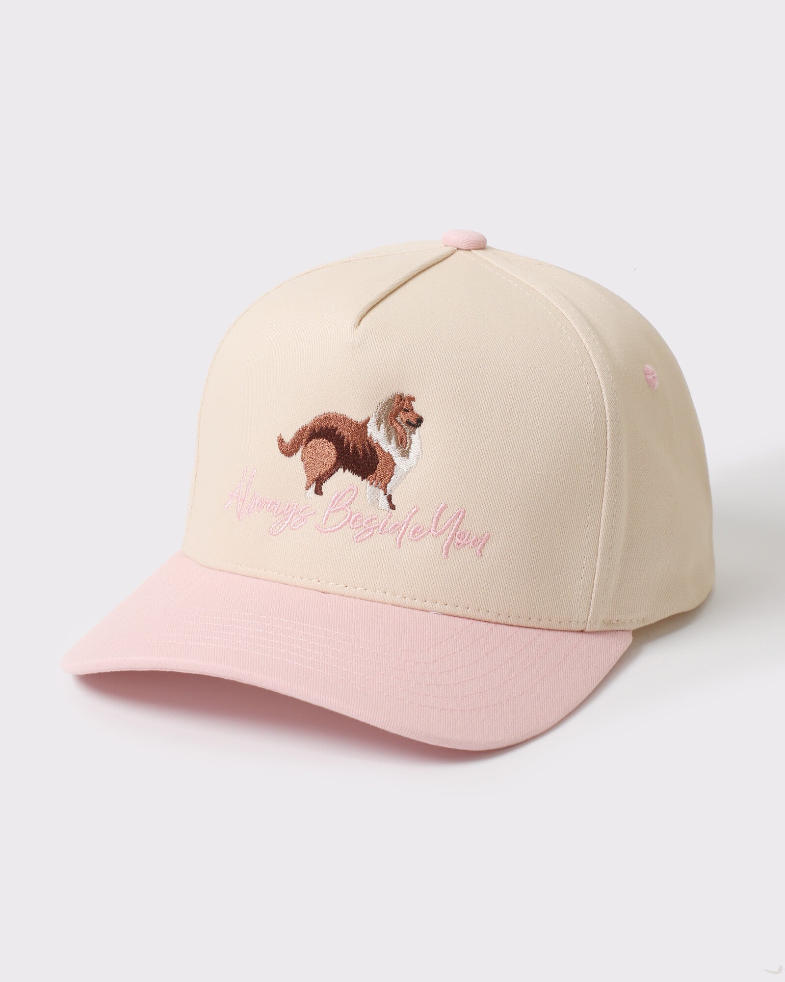 Always Beside You Collie trucker Light Pink