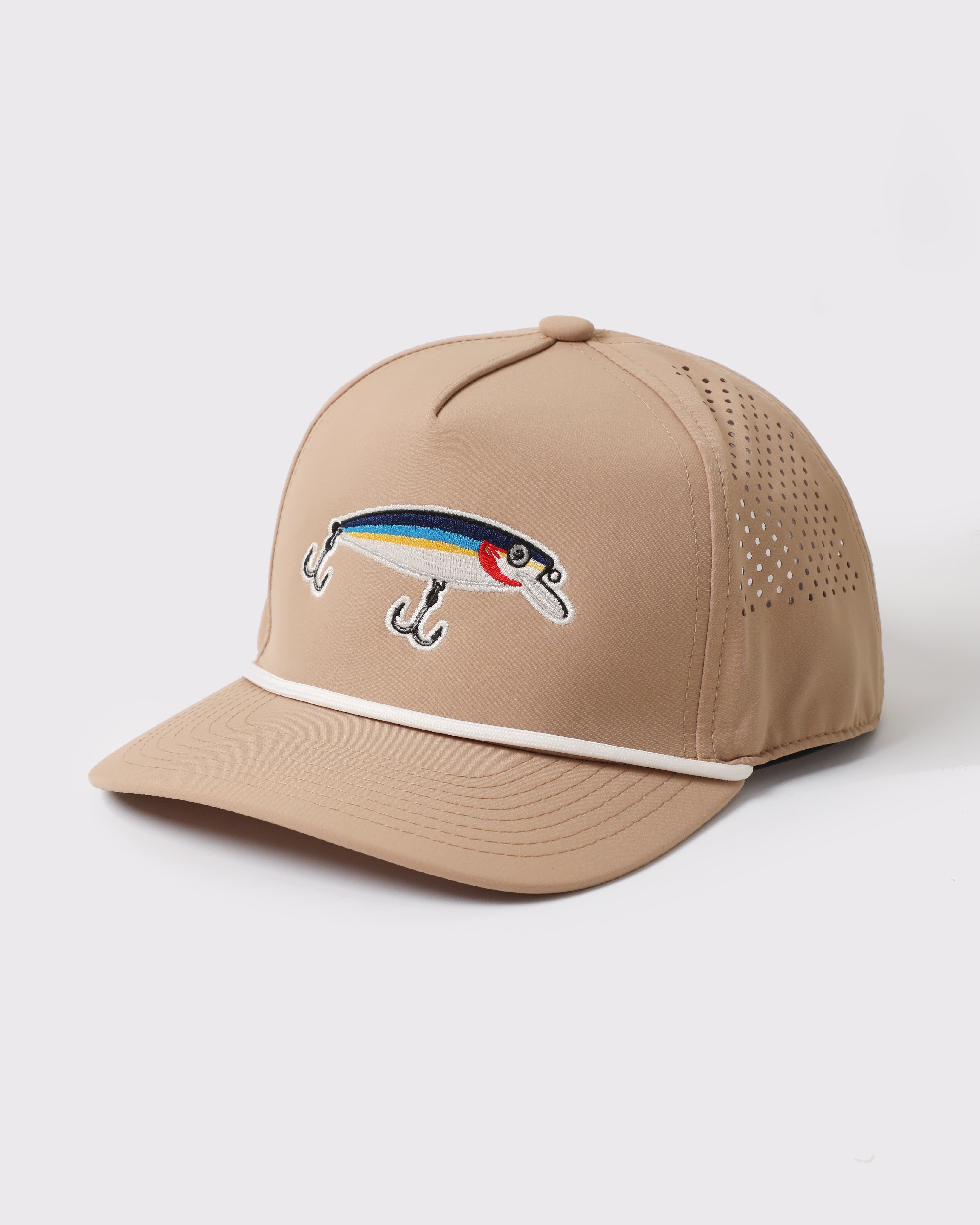 Fishing Lure Embroidered Performance Rope Trucker Hat