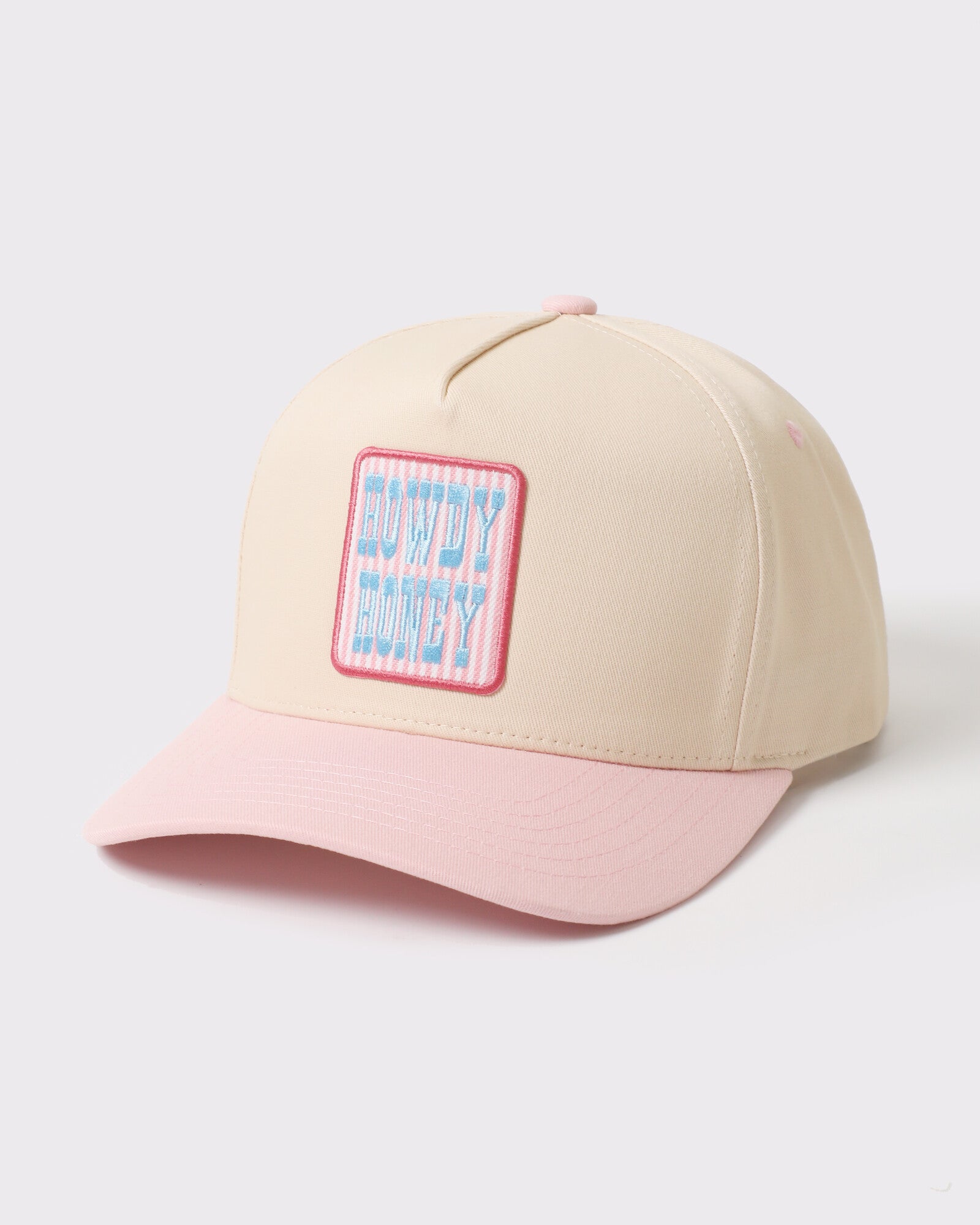 Howdy Honey two-tone trucker Light Pink