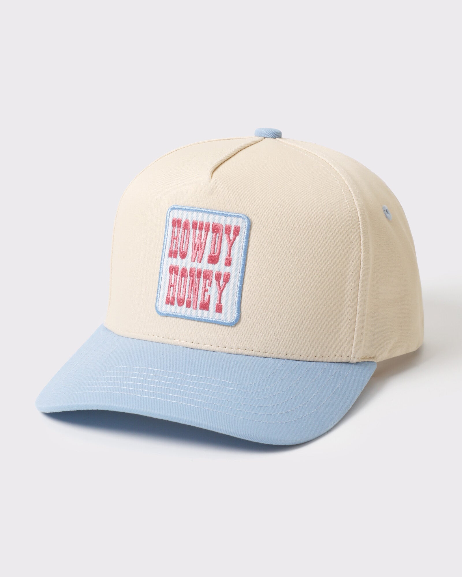 Howdy Honey two-tone trucker Sky Blue