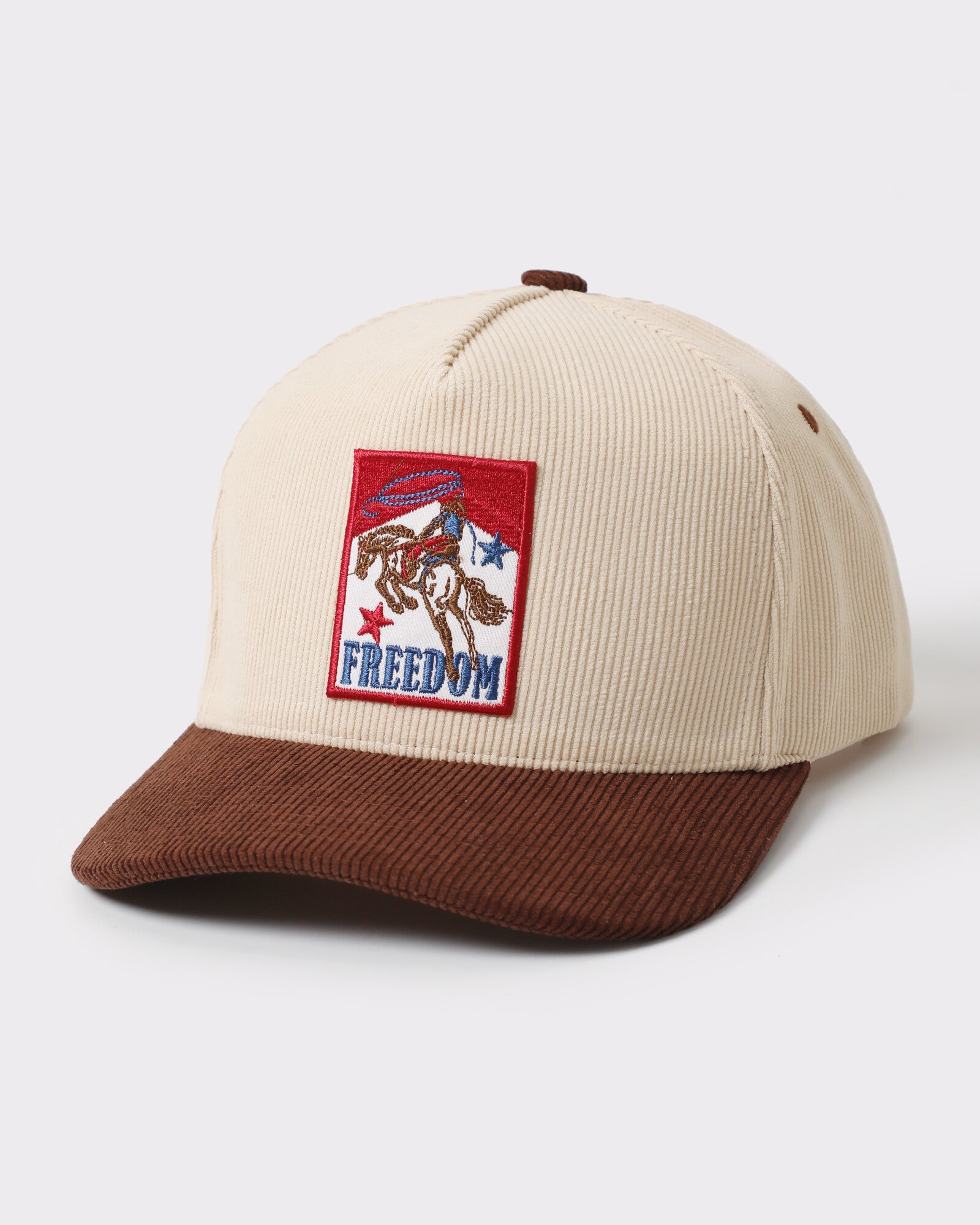 Freedom Rodeo corduroy trucker Brown