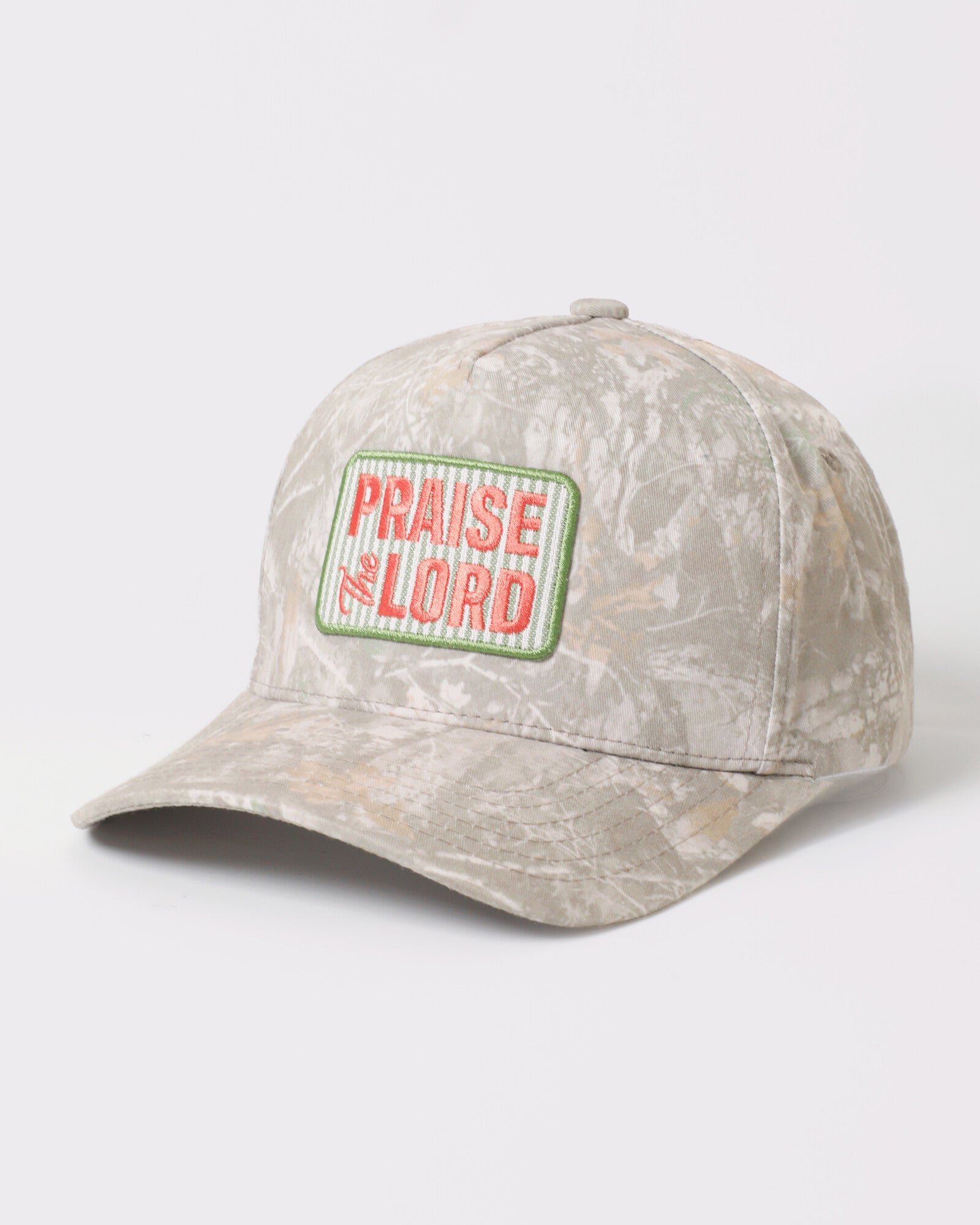 Praise The Lord tie-dye trucker Light Camo