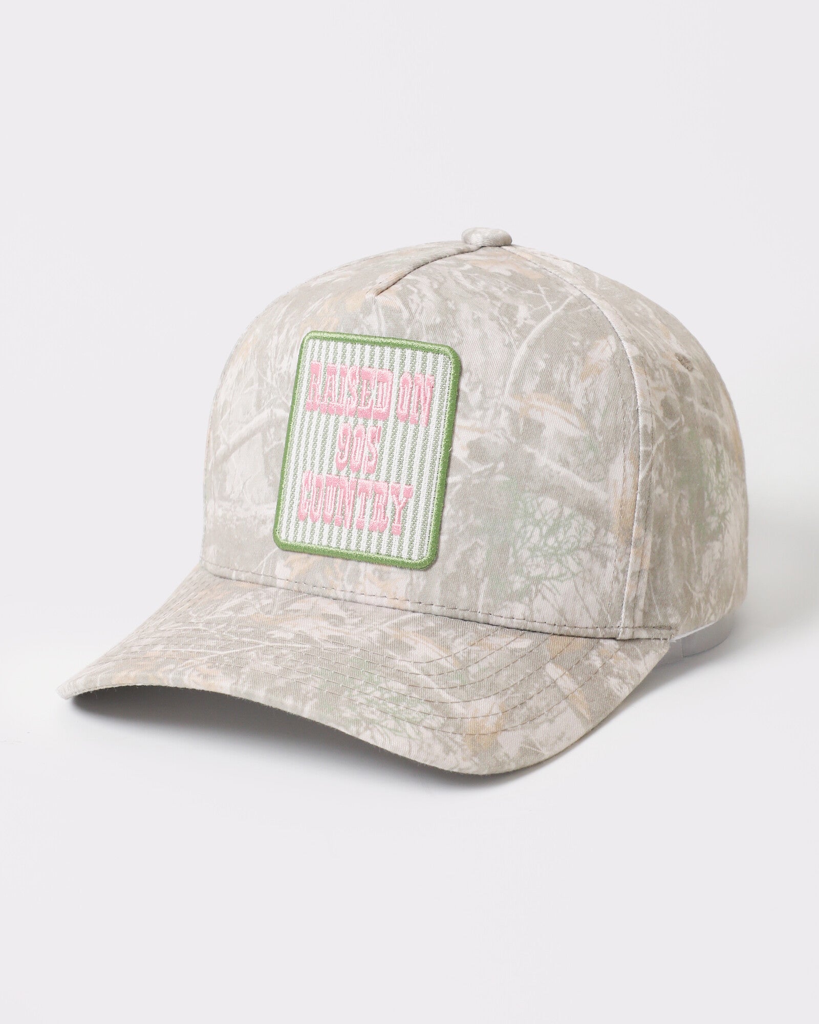 Raised On 90s Country camo trucker Light Camo
