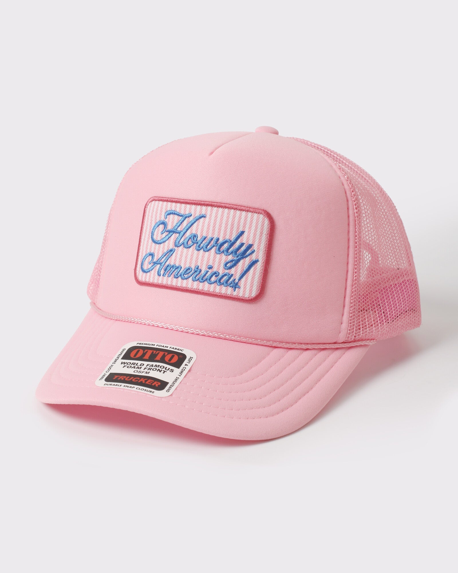 Howdy America foam trucker Pink