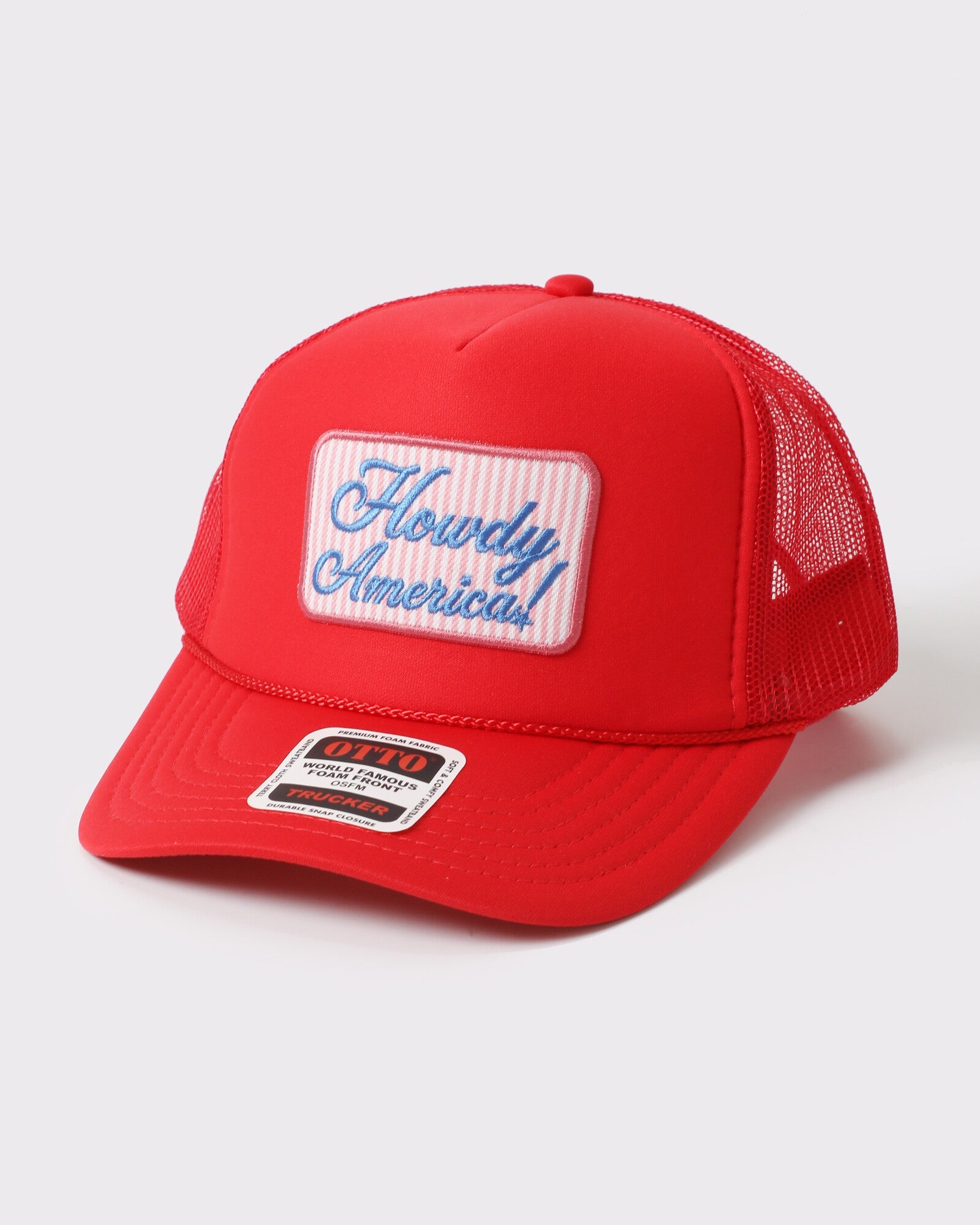 Howdy America foam trucker Red