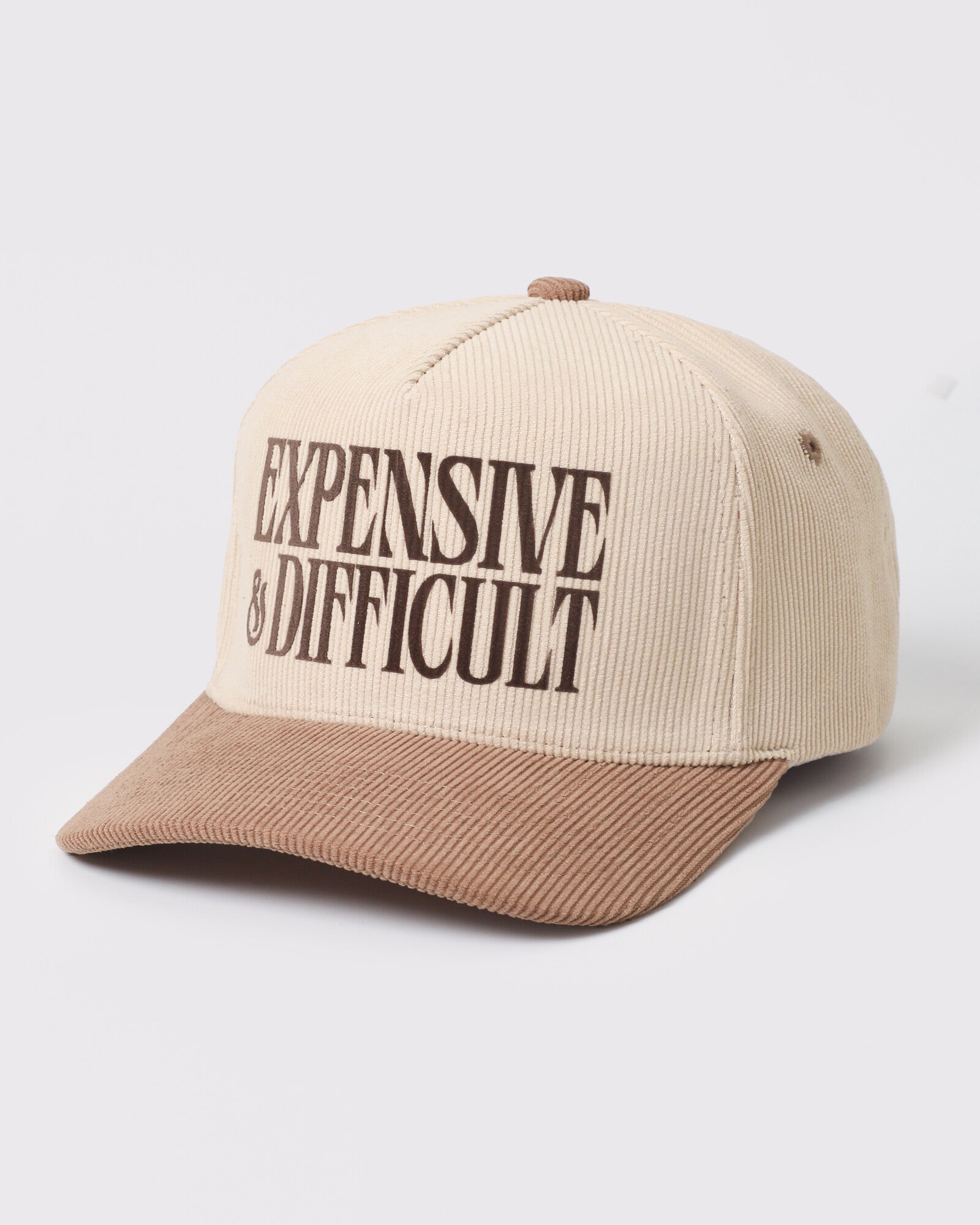 Expensive and Difficult corduroy trucker Beige