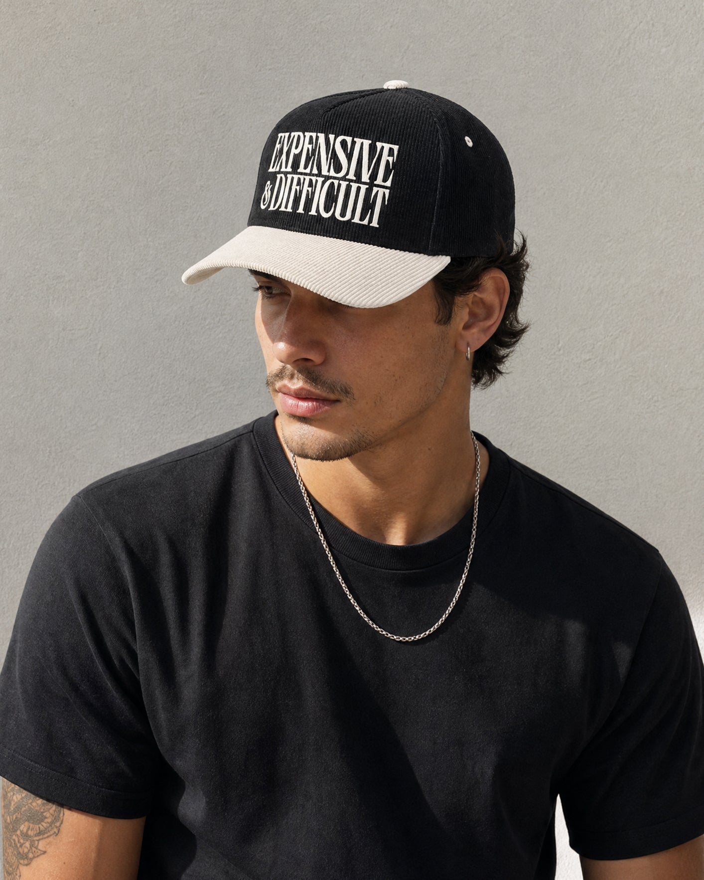 Expensive & Difficult Corduroy Trucker Hat